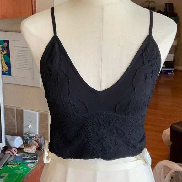 Free People Black Ali Seamless Bra in Sizes XS/S and M/L, NWT - Picture 10 of 16